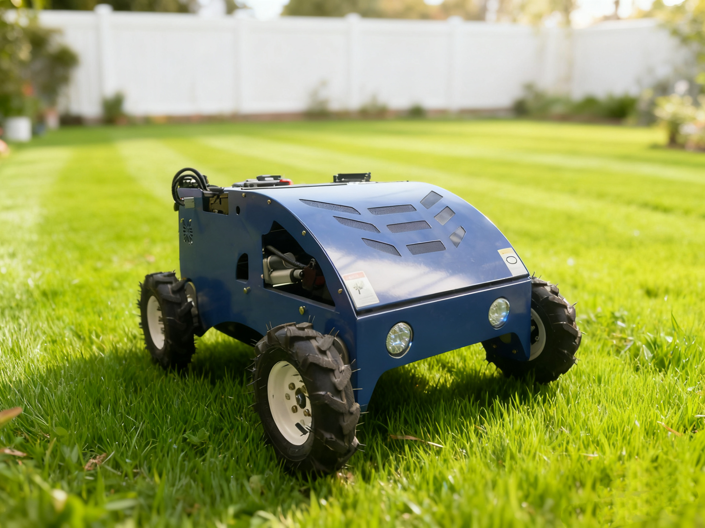 YJ-550W Remote-Controlled Lawn Mower