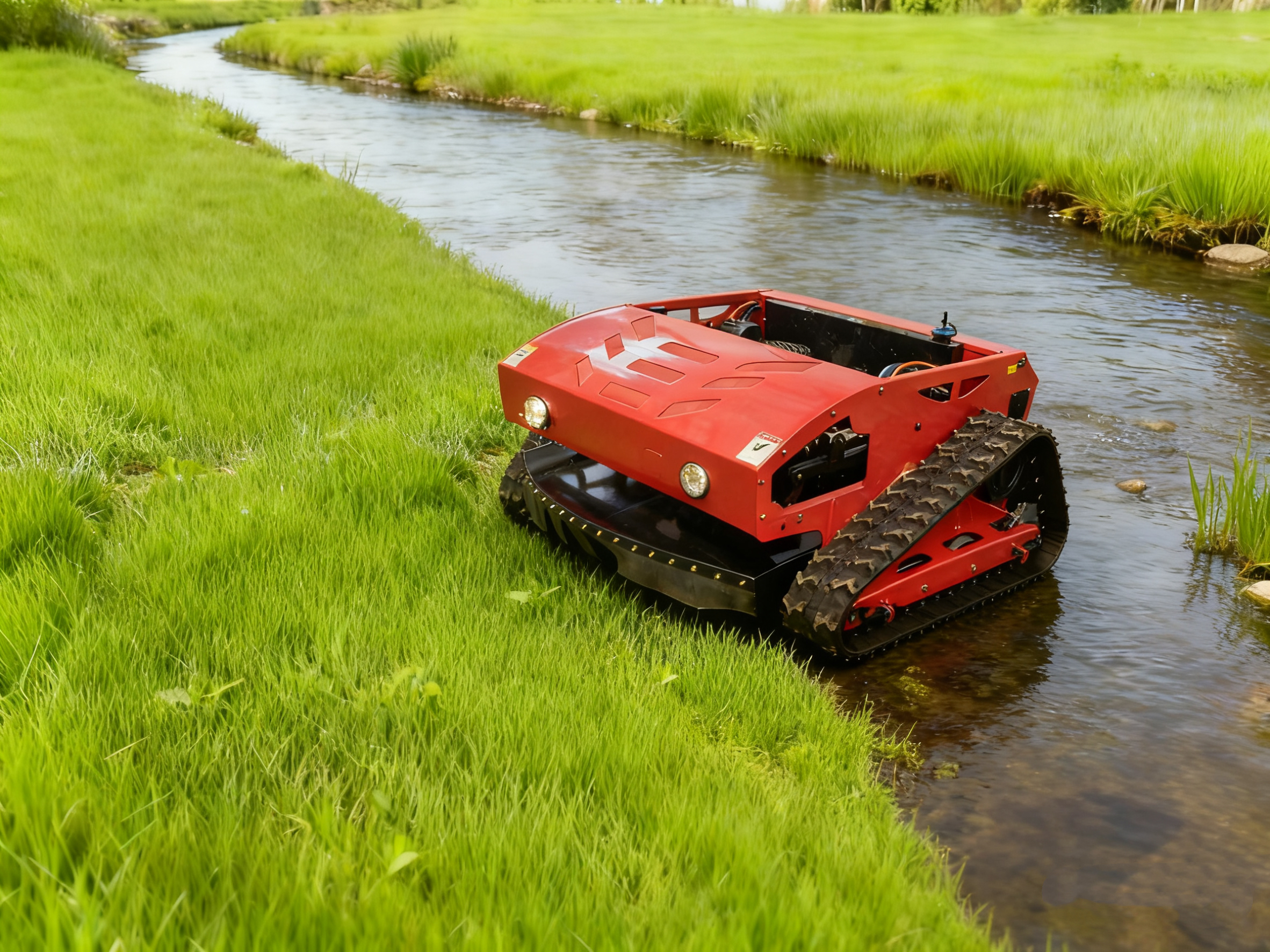 YJ-600L Remote-Controlled Lawn Mower