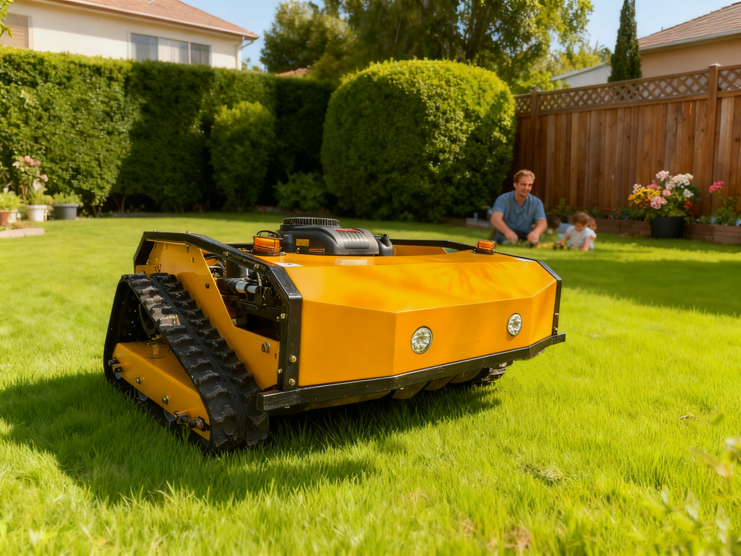 YJ-1100 Remote-Controlled Lawn Mower